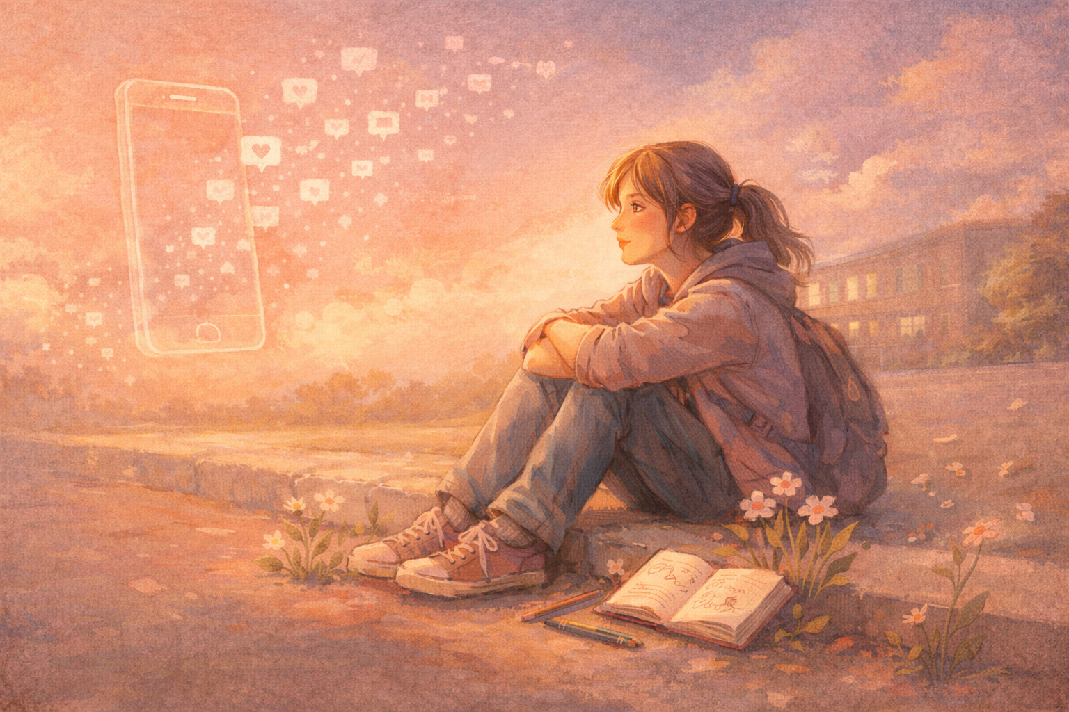 The Silent Weight of Social-Screen Anxiety